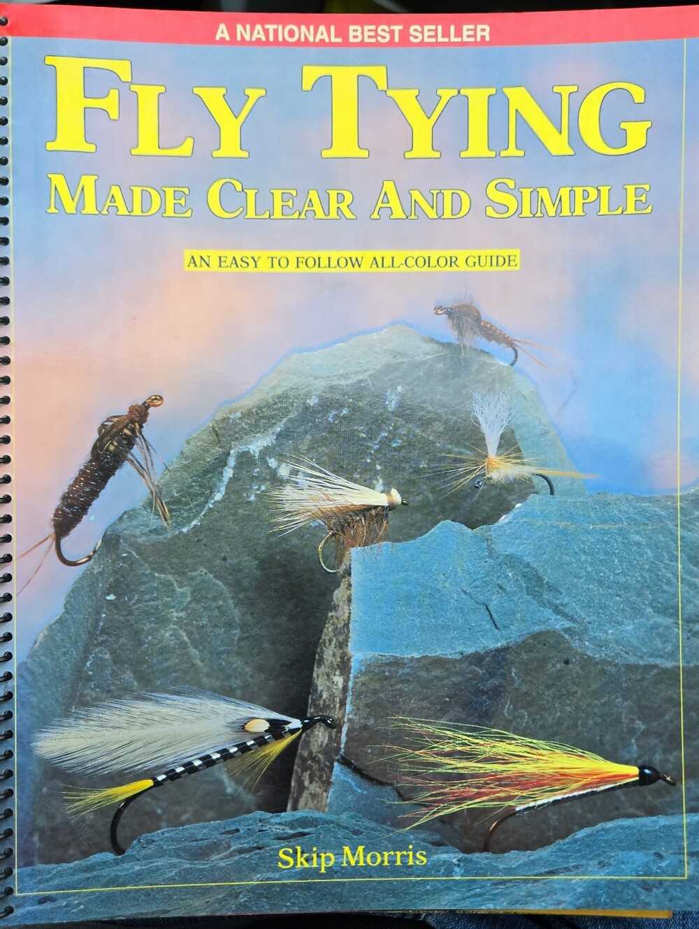 Fisherman Fly Fishing Fly Tying Book Fly Tying Made Clear and Simple spiral book